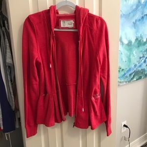 Anthropologie zip-up sweater